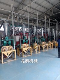 SM40×10+2×15T小麥石磨平篩制粉成套機組