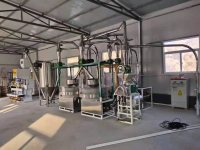 SM100×2+1×5T小麥?zhǔn)テ胶Y制粉成套機(jī)組