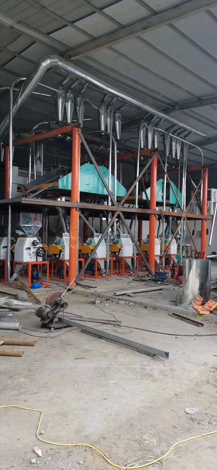 6f2250×2+6f2240×10×50T小麥平篩制粉成套機(jī)組